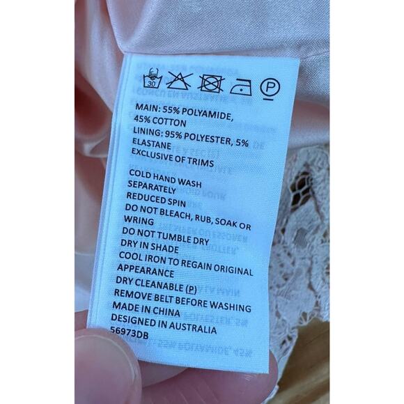 NWT Bardot Danni Corset Mini Dress Size 12 Women’s Pink - Picture 6 of 8